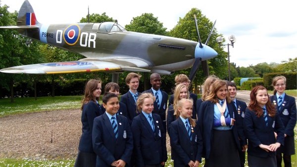 Pupils visit RAF Base